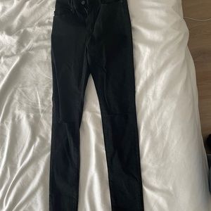 BDG skinny solid black jeans, size 25